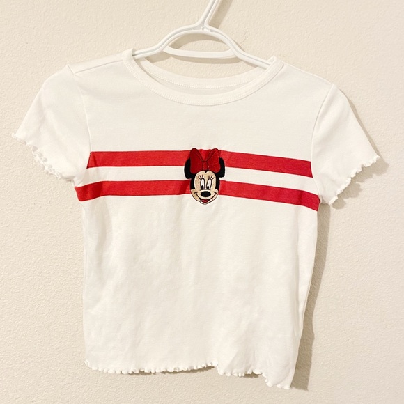 Disney Tops - minnie mouse embroidered tshirt